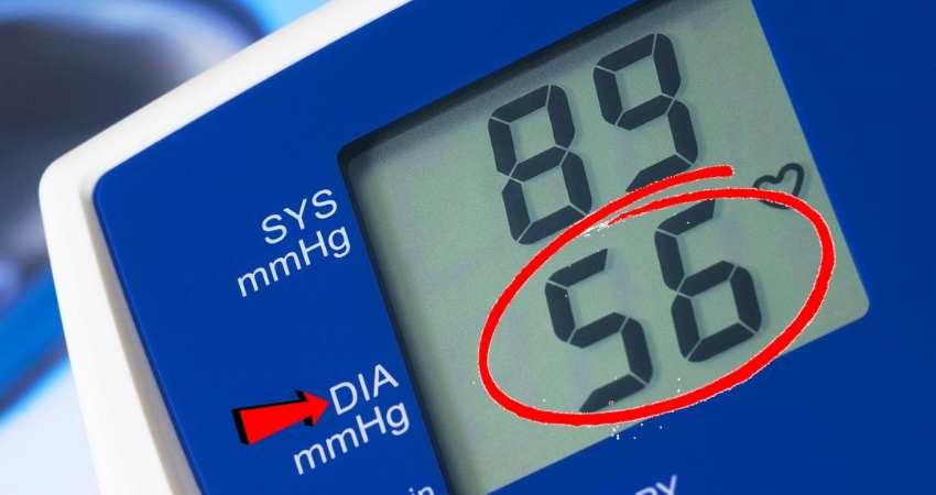 low diastolic blood pressure